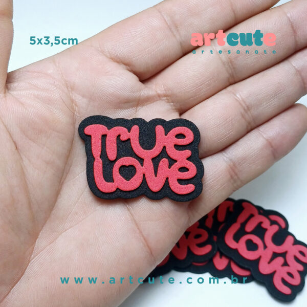 Aplique em EVA True Love. Pacote com 20un - Image 2