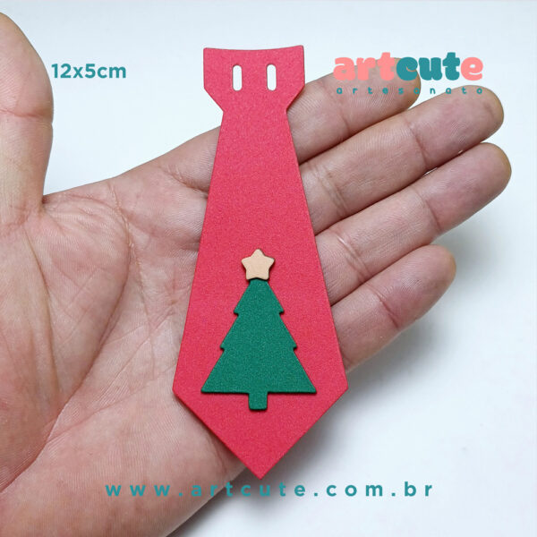 Gravatinha Lacinho Pet Natal em EVA Sortidas. Pacote com 50un. - Image 6