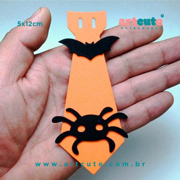 Gravatinha Pet Halloween Aranha em EVA. Pacote com 50un. - Image 2